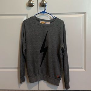 Aviator Nation, Bolt Sweatshirt in Heather Gray, Size = S